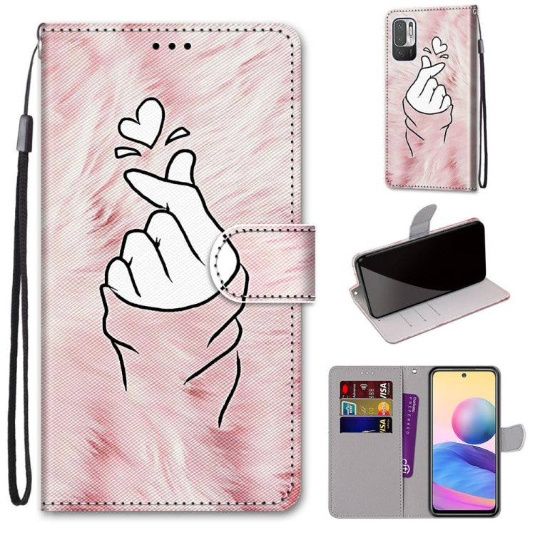 Coloured Drawing Cross Texture Horizontal Flip PU Leather Case with Holder & Card Slots & Wallet & Lanyard, For Xiaomi Redmi Note 10 4G / Note 10S, For Xiaomi Redmi Note 10 5G, For Xiaomi Redmi Note 10 Pro Max / Note 10 Pro, For Nokia 5.4