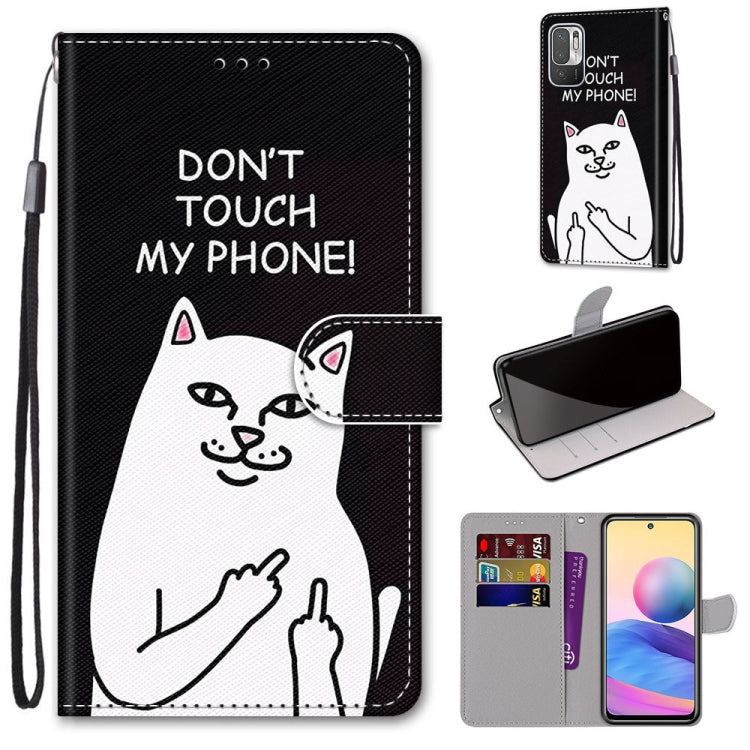 Coloured Drawing Cross Texture Horizontal Flip PU Leather Case with Holder & Card Slots & Wallet & Lanyard, For Xiaomi Redmi Note 10 4G / Note 10S, For Xiaomi Redmi Note 10 5G, For Xiaomi Redmi Note 10 Pro Max / Note 10 Pro, For Nokia 5.4
