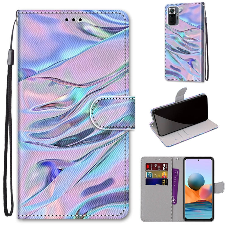 Coloured Drawing Cross Texture Horizontal Flip PU Leather Case with Holder & Card Slots & Wallet & Lanyard, For Xiaomi Redmi Note 10 4G / Note 10S, For Xiaomi Redmi Note 10 5G, For Xiaomi Redmi Note 10 Pro Max / Note 10 Pro, For Nokia 5.4
