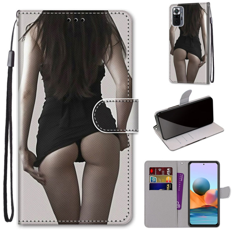 Coloured Drawing Cross Texture Horizontal Flip PU Leather Case with Holder & Card Slots & Wallet & Lanyard, For Xiaomi Redmi Note 10 4G / Note 10S, For Xiaomi Redmi Note 10 5G, For Xiaomi Redmi Note 10 Pro Max / Note 10 Pro, For Nokia 5.4