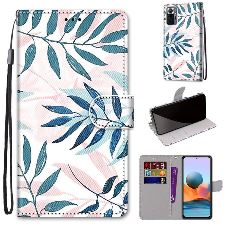 Coloured Drawing Cross Texture Horizontal Flip PU Leather Case with Holder & Card Slots & Wallet & Lanyard, For Xiaomi Redmi Note 10 4G / Note 10S, For Xiaomi Redmi Note 10 5G, For Xiaomi Redmi Note 10 Pro Max / Note 10 Pro, For Nokia 5.4