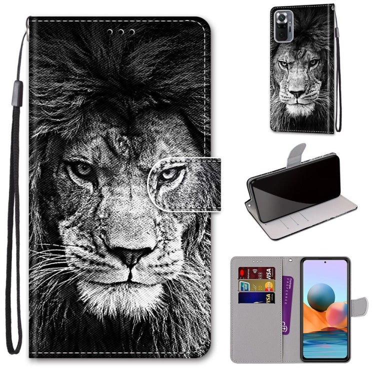 Coloured Drawing Cross Texture Horizontal Flip PU Leather Case with Holder & Card Slots & Wallet & Lanyard, For Xiaomi Redmi Note 10 4G / Note 10S, For Xiaomi Redmi Note 10 5G, For Xiaomi Redmi Note 10 Pro Max / Note 10 Pro, For Nokia 5.4