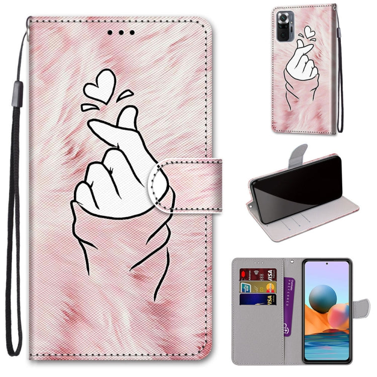 Coloured Drawing Cross Texture Horizontal Flip PU Leather Case with Holder & Card Slots & Wallet & Lanyard, For Xiaomi Redmi Note 10 4G / Note 10S, For Xiaomi Redmi Note 10 5G, For Xiaomi Redmi Note 10 Pro Max / Note 10 Pro, For Nokia 5.4