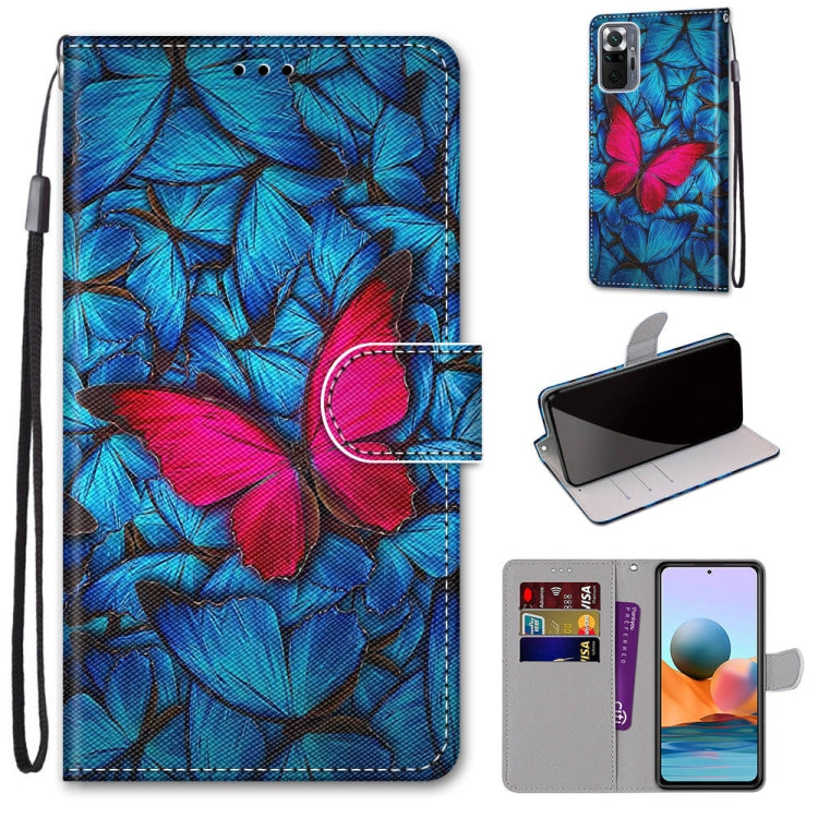 Coloured Drawing Cross Texture Horizontal Flip PU Leather Case with Holder & Card Slots & Wallet & Lanyard, For Xiaomi Redmi Note 10 4G / Note 10S, For Xiaomi Redmi Note 10 5G, For Xiaomi Redmi Note 10 Pro Max / Note 10 Pro, For Nokia 5.4