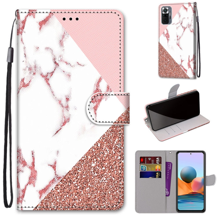 Coloured Drawing Cross Texture Horizontal Flip PU Leather Case with Holder & Card Slots & Wallet & Lanyard, For Xiaomi Redmi Note 10 4G / Note 10S, For Xiaomi Redmi Note 10 5G, For Xiaomi Redmi Note 10 Pro Max / Note 10 Pro, For Nokia 5.4