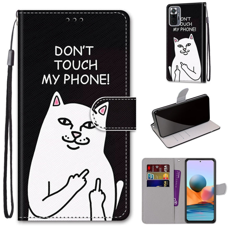 Coloured Drawing Cross Texture Horizontal Flip PU Leather Case with Holder & Card Slots & Wallet & Lanyard, For Xiaomi Redmi Note 10 4G / Note 10S, For Xiaomi Redmi Note 10 5G, For Xiaomi Redmi Note 10 Pro Max / Note 10 Pro, For Nokia 5.4