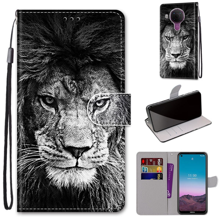Coloured Drawing Cross Texture Horizontal Flip PU Leather Case with Holder & Card Slots & Wallet & Lanyard, For Xiaomi Redmi Note 10 4G / Note 10S, For Xiaomi Redmi Note 10 5G, For Xiaomi Redmi Note 10 Pro Max / Note 10 Pro, For Nokia 5.4