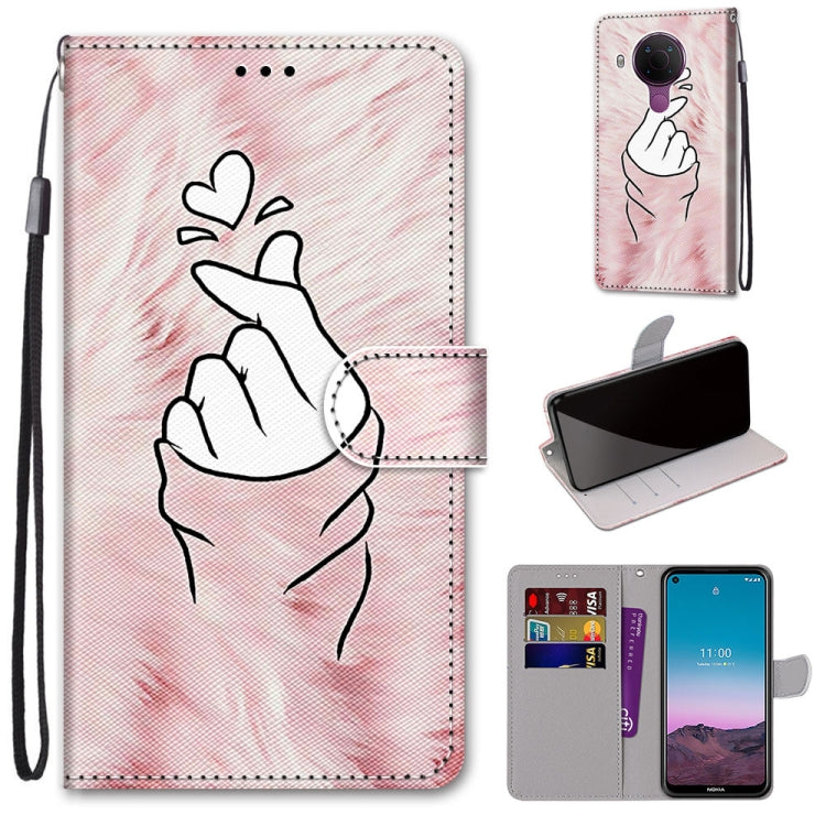 Coloured Drawing Cross Texture Horizontal Flip PU Leather Case with Holder & Card Slots & Wallet & Lanyard, For Xiaomi Redmi Note 10 4G / Note 10S, For Xiaomi Redmi Note 10 5G, For Xiaomi Redmi Note 10 Pro Max / Note 10 Pro, For Nokia 5.4