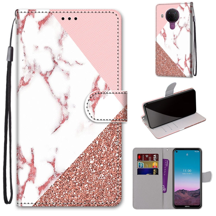 Coloured Drawing Cross Texture Horizontal Flip PU Leather Case with Holder & Card Slots & Wallet & Lanyard, For Xiaomi Redmi Note 10 4G / Note 10S, For Xiaomi Redmi Note 10 5G, For Xiaomi Redmi Note 10 Pro Max / Note 10 Pro, For Nokia 5.4