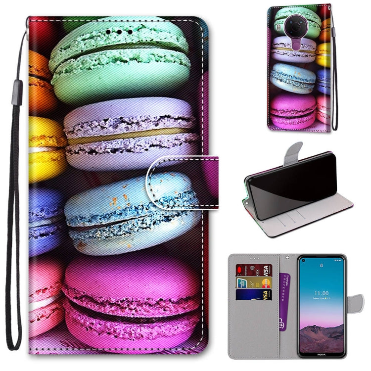 Coloured Drawing Cross Texture Horizontal Flip PU Leather Case with Holder & Card Slots & Wallet & Lanyard, For Xiaomi Redmi Note 10 4G / Note 10S, For Xiaomi Redmi Note 10 5G, For Xiaomi Redmi Note 10 Pro Max / Note 10 Pro, For Nokia 5.4