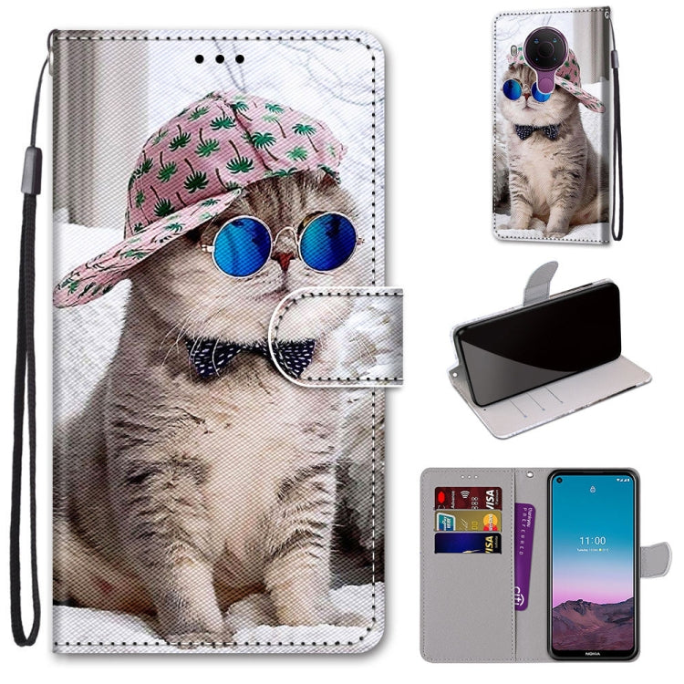 Coloured Drawing Cross Texture Horizontal Flip PU Leather Case with Holder & Card Slots & Wallet & Lanyard, For Xiaomi Redmi Note 10 4G / Note 10S, For Xiaomi Redmi Note 10 5G, For Xiaomi Redmi Note 10 Pro Max / Note 10 Pro, For Nokia 5.4