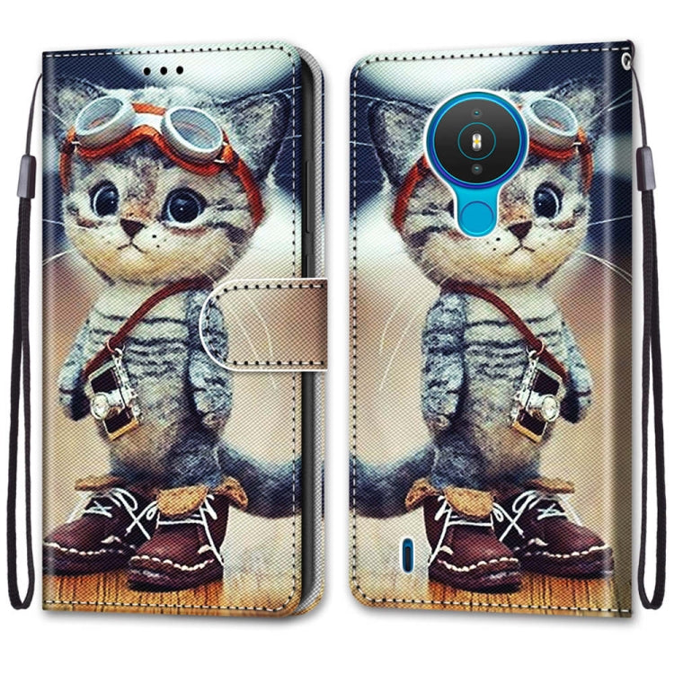 Coloured Drawing Cross Texture Horizontal Flip PU Leather Case with Holder & Card Slots & Wallet & Lanyard, For Nokia 1.4, For Samsung Galaxy A32 4G / A32 Lite, For Samsung Galaxy F62 / M62, For Samsung Galaxy S21 FE
