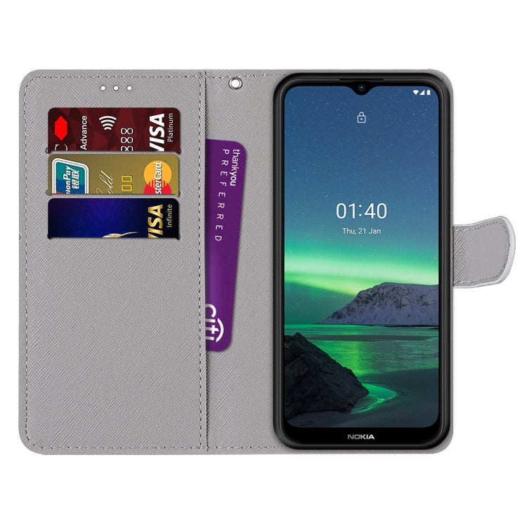Coloured Drawing Cross Texture Horizontal Flip PU Leather Case with Holder & Card Slots & Wallet & Lanyard, For Nokia 1.4, For Samsung Galaxy A32 4G / A32 Lite, For Samsung Galaxy F62 / M62, For Samsung Galaxy S21 FE