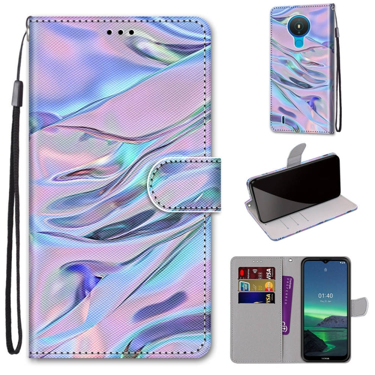 Coloured Drawing Cross Texture Horizontal Flip PU Leather Case with Holder & Card Slots & Wallet & Lanyard, For Nokia 1.4, For Samsung Galaxy A32 4G / A32 Lite, For Samsung Galaxy F62 / M62, For Samsung Galaxy S21 FE