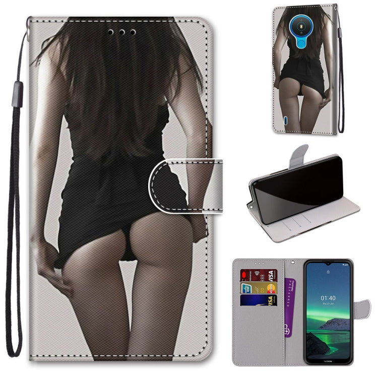 Coloured Drawing Cross Texture Horizontal Flip PU Leather Case with Holder & Card Slots & Wallet & Lanyard, For Nokia 1.4, For Samsung Galaxy A32 4G / A32 Lite, For Samsung Galaxy F62 / M62, For Samsung Galaxy S21 FE