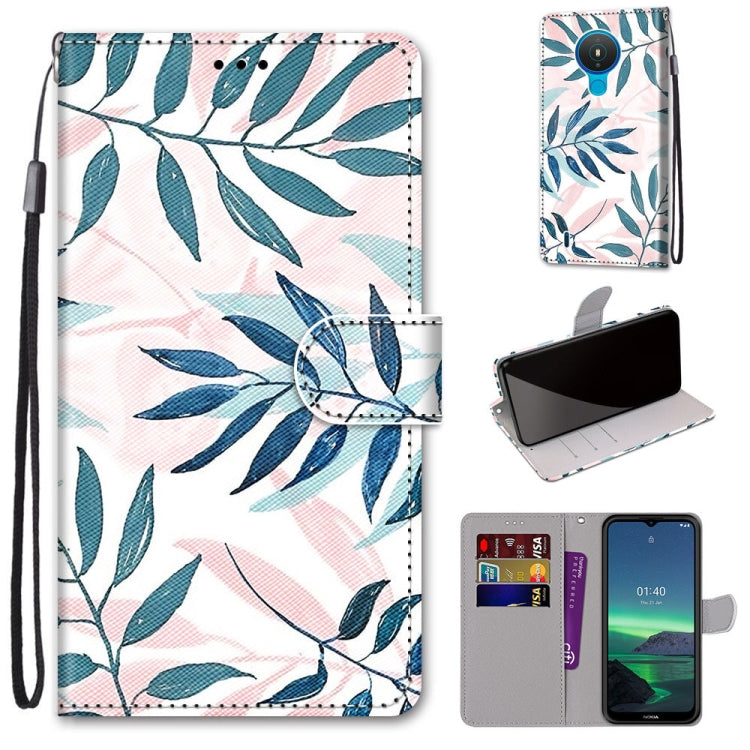 Coloured Drawing Cross Texture Horizontal Flip PU Leather Case with Holder & Card Slots & Wallet & Lanyard, For Nokia 1.4, For Samsung Galaxy A32 4G / A32 Lite, For Samsung Galaxy F62 / M62, For Samsung Galaxy S21 FE
