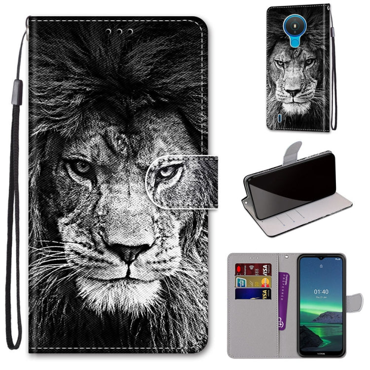 Coloured Drawing Cross Texture Horizontal Flip PU Leather Case with Holder & Card Slots & Wallet & Lanyard, For Nokia 1.4, For Samsung Galaxy A32 4G / A32 Lite, For Samsung Galaxy F62 / M62, For Samsung Galaxy S21 FE