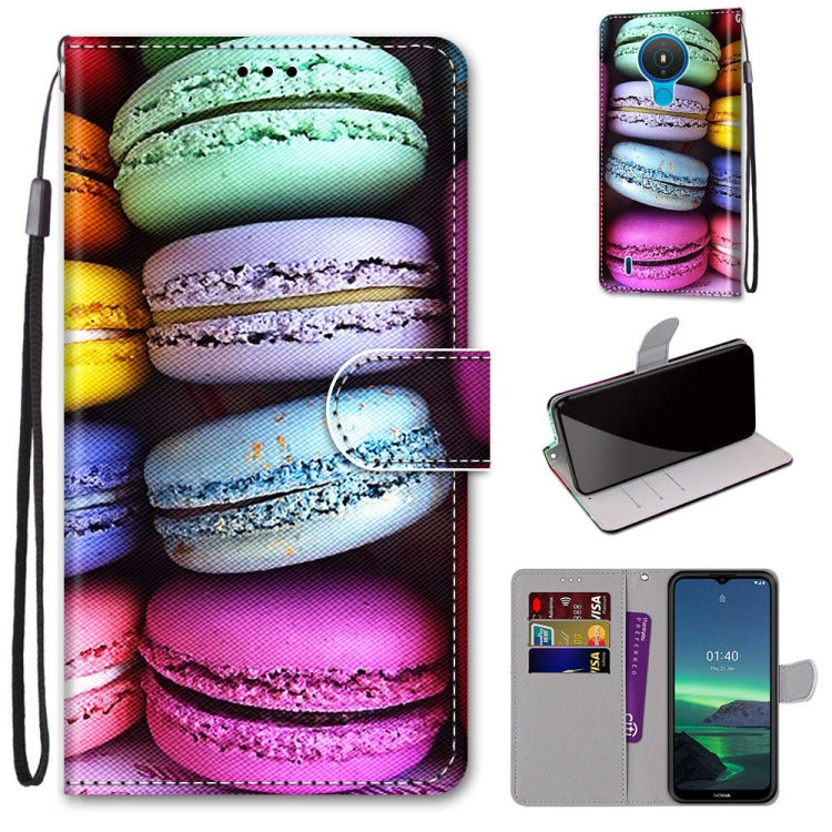 Coloured Drawing Cross Texture Horizontal Flip PU Leather Case with Holder & Card Slots & Wallet & Lanyard, For Nokia 1.4, For Samsung Galaxy A32 4G / A32 Lite, For Samsung Galaxy F62 / M62, For Samsung Galaxy S21 FE