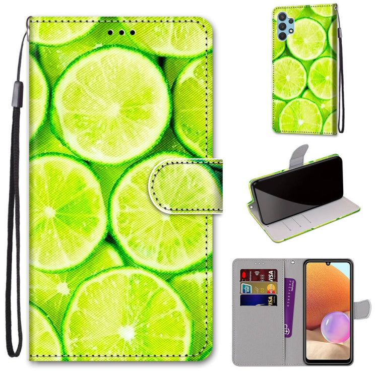 Coloured Drawing Cross Texture Horizontal Flip PU Leather Case with Holder & Card Slots & Wallet & Lanyard, For Nokia 1.4, For Samsung Galaxy A32 4G / A32 Lite, For Samsung Galaxy F62 / M62, For Samsung Galaxy S21 FE