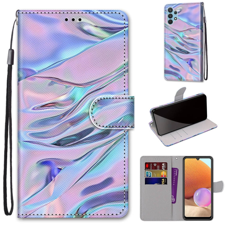 Coloured Drawing Cross Texture Horizontal Flip PU Leather Case with Holder & Card Slots & Wallet & Lanyard, For Nokia 1.4, For Samsung Galaxy A32 4G / A32 Lite, For Samsung Galaxy F62 / M62, For Samsung Galaxy S21 FE