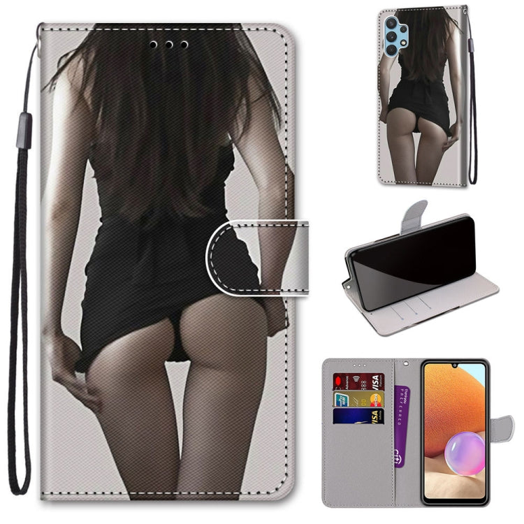 Coloured Drawing Cross Texture Horizontal Flip PU Leather Case with Holder & Card Slots & Wallet & Lanyard, For Nokia 1.4, For Samsung Galaxy A32 4G / A32 Lite, For Samsung Galaxy F62 / M62, For Samsung Galaxy S21 FE