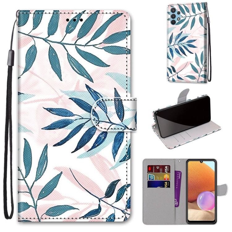 Coloured Drawing Cross Texture Horizontal Flip PU Leather Case with Holder & Card Slots & Wallet & Lanyard, For Nokia 1.4, For Samsung Galaxy A32 4G / A32 Lite, For Samsung Galaxy F62 / M62, For Samsung Galaxy S21 FE