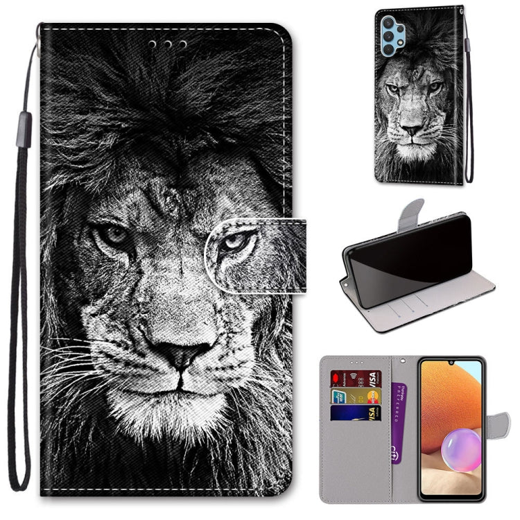 Coloured Drawing Cross Texture Horizontal Flip PU Leather Case with Holder & Card Slots & Wallet & Lanyard, For Nokia 1.4, For Samsung Galaxy A32 4G / A32 Lite, For Samsung Galaxy F62 / M62, For Samsung Galaxy S21 FE
