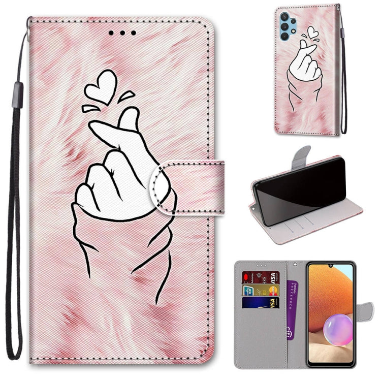 Coloured Drawing Cross Texture Horizontal Flip PU Leather Case with Holder & Card Slots & Wallet & Lanyard, For Nokia 1.4, For Samsung Galaxy A32 4G / A32 Lite, For Samsung Galaxy F62 / M62, For Samsung Galaxy S21 FE
