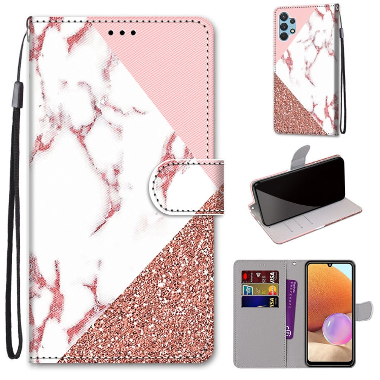 Coloured Drawing Cross Texture Horizontal Flip PU Leather Case with Holder & Card Slots & Wallet & Lanyard, For Nokia 1.4, For Samsung Galaxy A32 4G / A32 Lite, For Samsung Galaxy F62 / M62, For Samsung Galaxy S21 FE