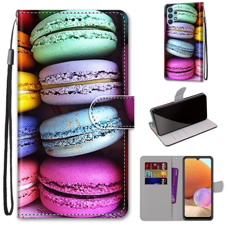 Coloured Drawing Cross Texture Horizontal Flip PU Leather Case with Holder & Card Slots & Wallet & Lanyard, For Nokia 1.4, For Samsung Galaxy A32 4G / A32 Lite, For Samsung Galaxy F62 / M62, For Samsung Galaxy S21 FE