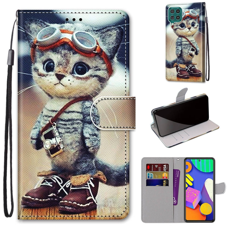 Coloured Drawing Cross Texture Horizontal Flip PU Leather Case with Holder & Card Slots & Wallet & Lanyard, For Nokia 1.4, For Samsung Galaxy A32 4G / A32 Lite, For Samsung Galaxy F62 / M62, For Samsung Galaxy S21 FE