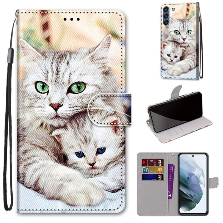 Coloured Drawing Cross Texture Horizontal Flip PU Leather Case with Holder & Card Slots & Wallet & Lanyard, For Nokia 1.4, For Samsung Galaxy A32 4G / A32 Lite, For Samsung Galaxy F62 / M62, For Samsung Galaxy S21 FE