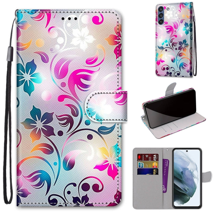 Coloured Drawing Cross Texture Horizontal Flip PU Leather Case with Holder & Card Slots & Wallet & Lanyard, For Nokia 1.4, For Samsung Galaxy A32 4G / A32 Lite, For Samsung Galaxy F62 / M62, For Samsung Galaxy S21 FE