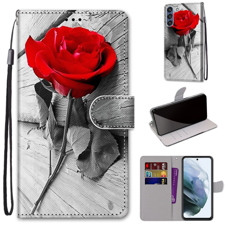 Coloured Drawing Cross Texture Horizontal Flip PU Leather Case with Holder & Card Slots & Wallet & Lanyard, For Nokia 1.4, For Samsung Galaxy A32 4G / A32 Lite, For Samsung Galaxy F62 / M62, For Samsung Galaxy S21 FE
