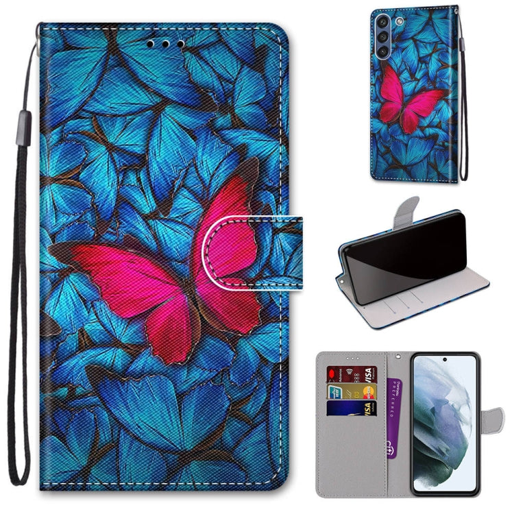 Coloured Drawing Cross Texture Horizontal Flip PU Leather Case with Holder & Card Slots & Wallet & Lanyard, For Nokia 1.4, For Samsung Galaxy A32 4G / A32 Lite, For Samsung Galaxy F62 / M62, For Samsung Galaxy S21 FE