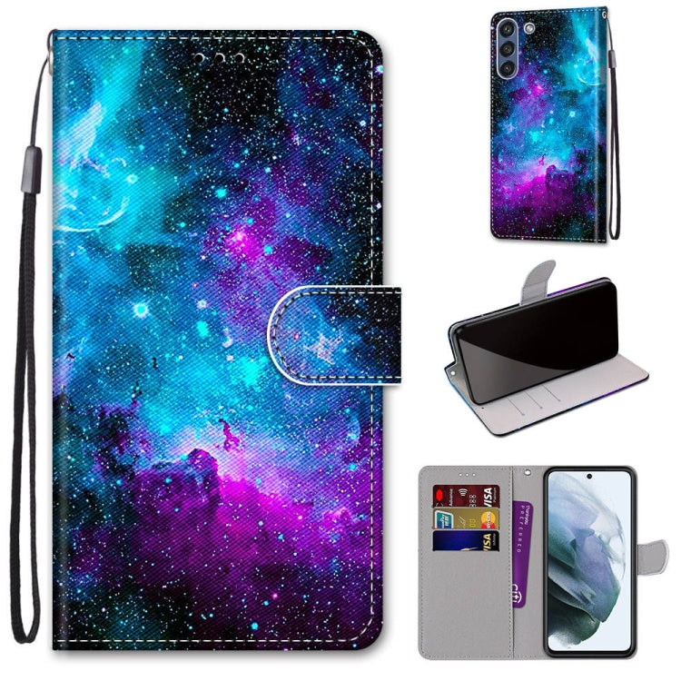 Coloured Drawing Cross Texture Horizontal Flip PU Leather Case with Holder & Card Slots & Wallet & Lanyard, For Nokia 1.4, For Samsung Galaxy A32 4G / A32 Lite, For Samsung Galaxy F62 / M62, For Samsung Galaxy S21 FE