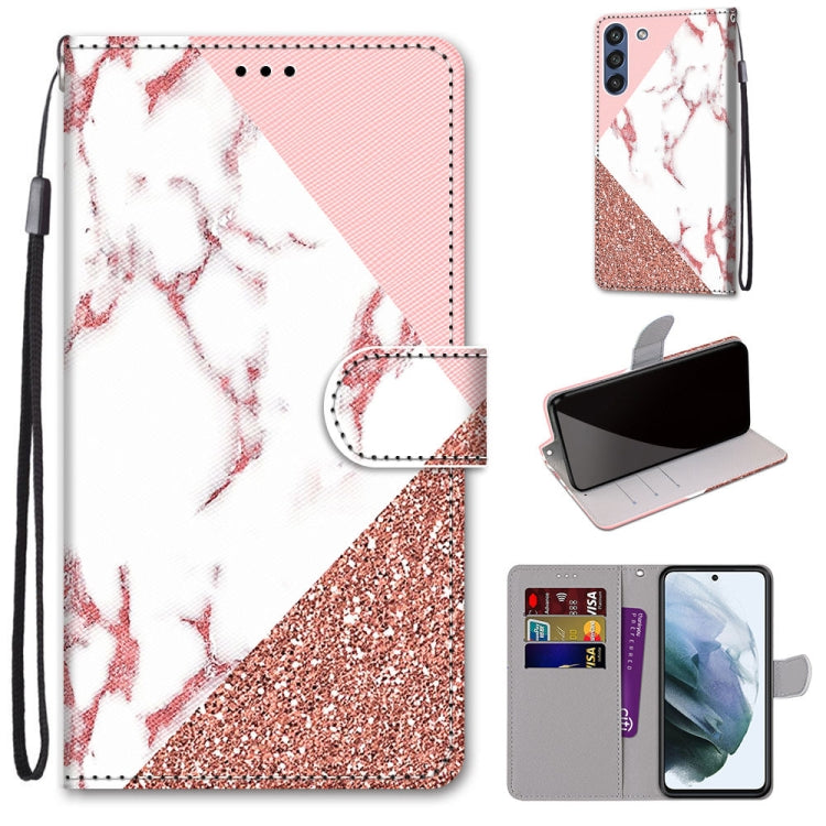 Coloured Drawing Cross Texture Horizontal Flip PU Leather Case with Holder & Card Slots & Wallet & Lanyard, For Nokia 1.4, For Samsung Galaxy A32 4G / A32 Lite, For Samsung Galaxy F62 / M62, For Samsung Galaxy S21 FE