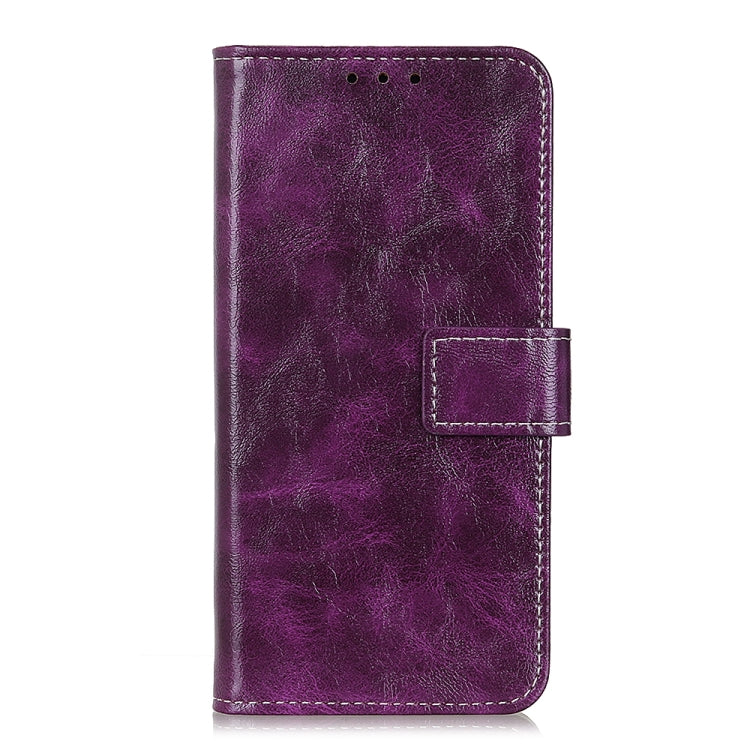 Retro Crazy Horse Texture Horizontal Flip Leather Case with Holder & Card Slots & Photo Frame & Wallet, For OPPO F19 / A74 4G, For Samsung Galaxy A22 4G(EU Version), For Samsung Galaxy A22 5G(EU Version)