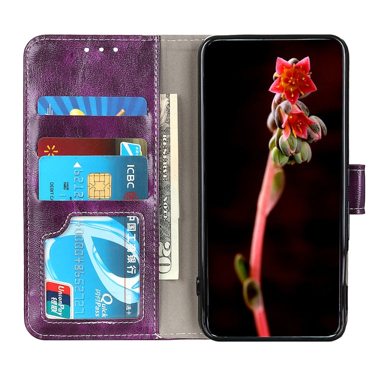 Retro Crazy Horse Texture Horizontal Flip Leather Case with Holder & Card Slots & Photo Frame & Wallet, For OPPO F19 / A74 4G, For Samsung Galaxy A22 4G(EU Version), For Samsung Galaxy A22 5G(EU Version)