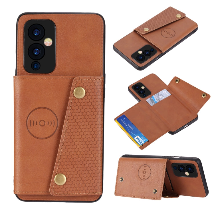 Double Buckle PU + TPU Shockproof Magnetic Protective Case with Card Slot & Holder, For OnePlus 9, For OnePlus 9 Pro, For Xiaomi Redmi K40, For Xiaomi Redmi Note 9 4G, For Xiaomi Redmi Note 10, For Samsung Galaxy A32 4G, For OPPO A94