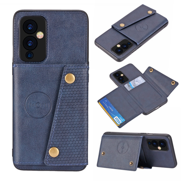 Double Buckle PU + TPU Shockproof Magnetic Protective Case with Card Slot & Holder, For OnePlus 9, For OnePlus 9 Pro, For Xiaomi Redmi K40, For Xiaomi Redmi Note 9 4G, For Xiaomi Redmi Note 10, For Samsung Galaxy A32 4G, For OPPO A94