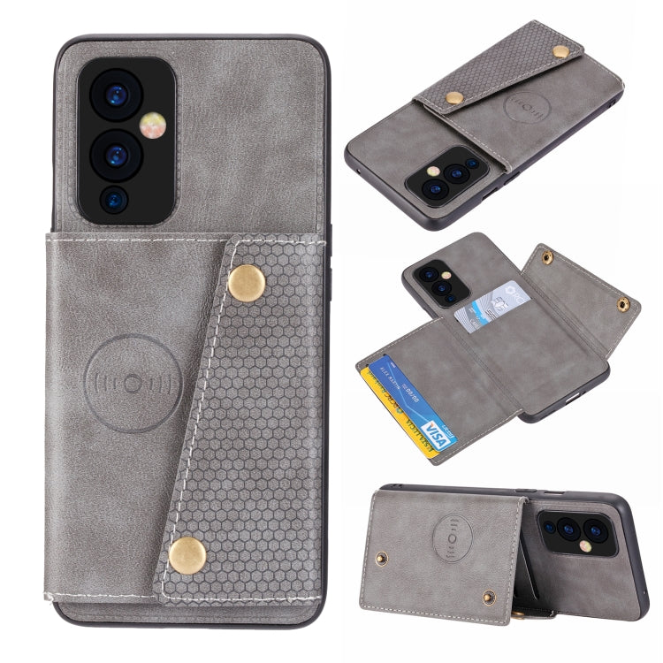 Double Buckle PU + TPU Shockproof Magnetic Protective Case with Card Slot & Holder, For OnePlus 9, For OnePlus 9 Pro, For Xiaomi Redmi K40, For Xiaomi Redmi Note 9 4G, For Xiaomi Redmi Note 10, For Samsung Galaxy A32 4G, For OPPO A94