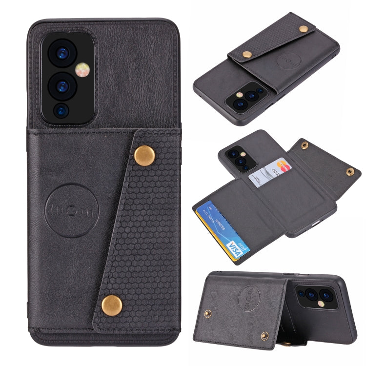 Double Buckle PU + TPU Shockproof Magnetic Protective Case with Card Slot & Holder, For OnePlus 9, For OnePlus 9 Pro, For Xiaomi Redmi K40, For Xiaomi Redmi Note 9 4G, For Xiaomi Redmi Note 10, For Samsung Galaxy A32 4G, For OPPO A94