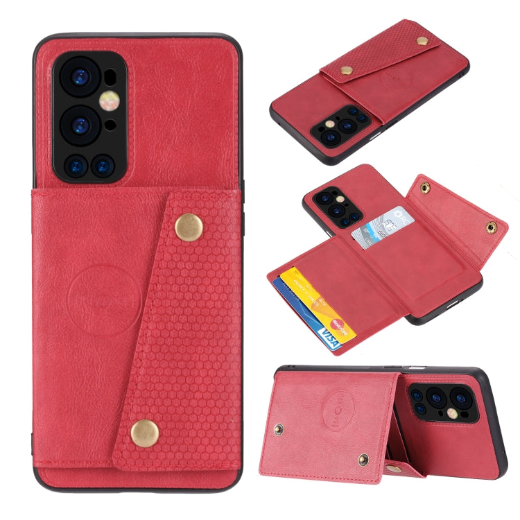 Double Buckle PU + TPU Shockproof Magnetic Protective Case with Card Slot & Holder, For OnePlus 9, For OnePlus 9 Pro, For Xiaomi Redmi K40, For Xiaomi Redmi Note 9 4G, For Xiaomi Redmi Note 10, For Samsung Galaxy A32 4G, For OPPO A94