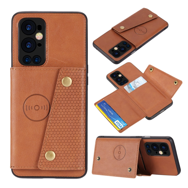 Double Buckle PU + TPU Shockproof Magnetic Protective Case with Card Slot & Holder, For OnePlus 9, For OnePlus 9 Pro, For Xiaomi Redmi K40, For Xiaomi Redmi Note 9 4G, For Xiaomi Redmi Note 10, For Samsung Galaxy A32 4G, For OPPO A94