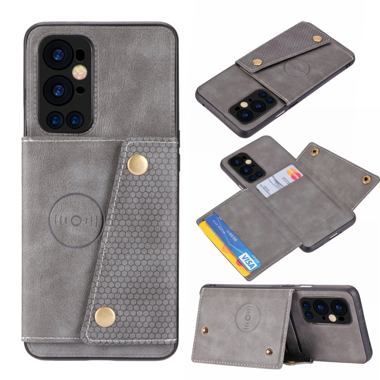 Double Buckle PU + TPU Shockproof Magnetic Protective Case with Card Slot & Holder, For OnePlus 9, For OnePlus 9 Pro, For Xiaomi Redmi K40, For Xiaomi Redmi Note 9 4G, For Xiaomi Redmi Note 10, For Samsung Galaxy A32 4G, For OPPO A94
