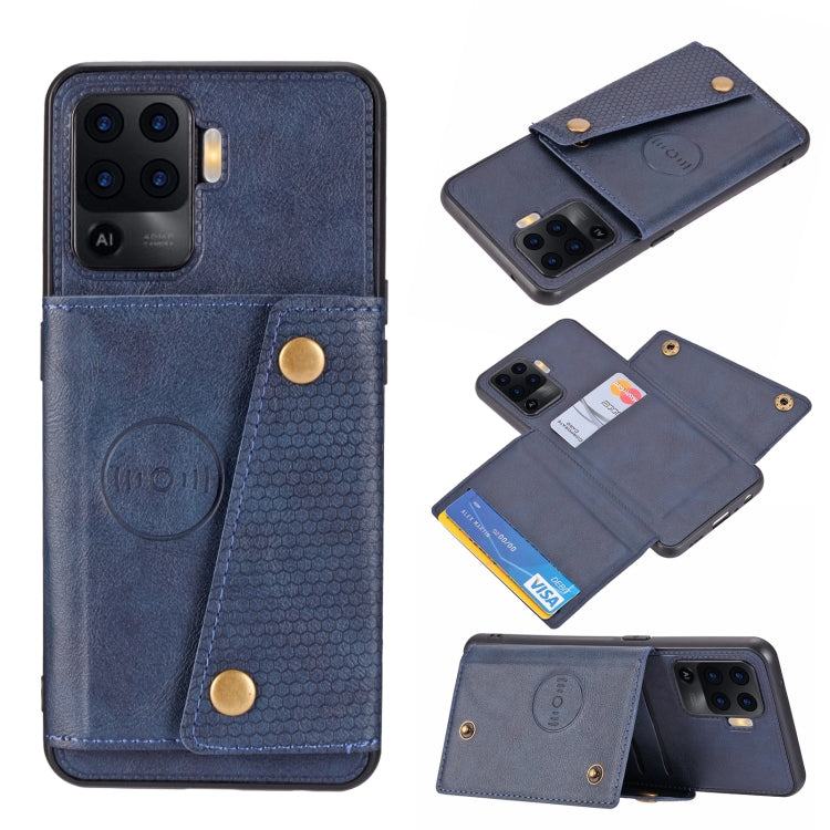 Double Buckle PU + TPU Shockproof Magnetic Protective Case with Card Slot & Holder, For OnePlus 9, For OnePlus 9 Pro, For Xiaomi Redmi K40, For Xiaomi Redmi Note 9 4G, For Xiaomi Redmi Note 10, For Samsung Galaxy A32 4G, For OPPO A94