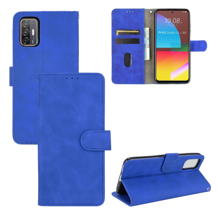 Solid Color Skin Feel Magnetic Buckle Horizontal Flip Calf Texture PU Leather Case with Holder & Card Slots & Wallet, For Realme 8 / Realme 8 Pro, For OPPO A54 4G, For Samsung Galaxy S21 FE, For OPPO F19 Pro / A94, For HTC Desire 21 Pro 5G�������������...