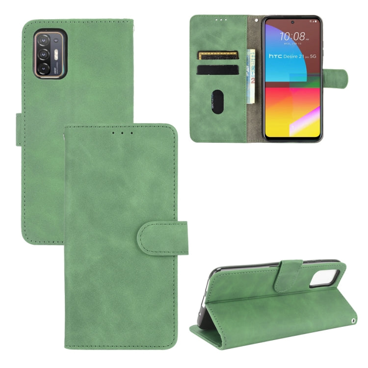 Solid Color Skin Feel Magnetic Buckle Horizontal Flip Calf Texture PU Leather Case with Holder & Card Slots & Wallet, For Realme 8 / Realme 8 Pro, For OPPO A54 4G, For Samsung Galaxy S21 FE, For OPPO F19 Pro / A94, For HTC Desire 21 Pro 5G�������������...