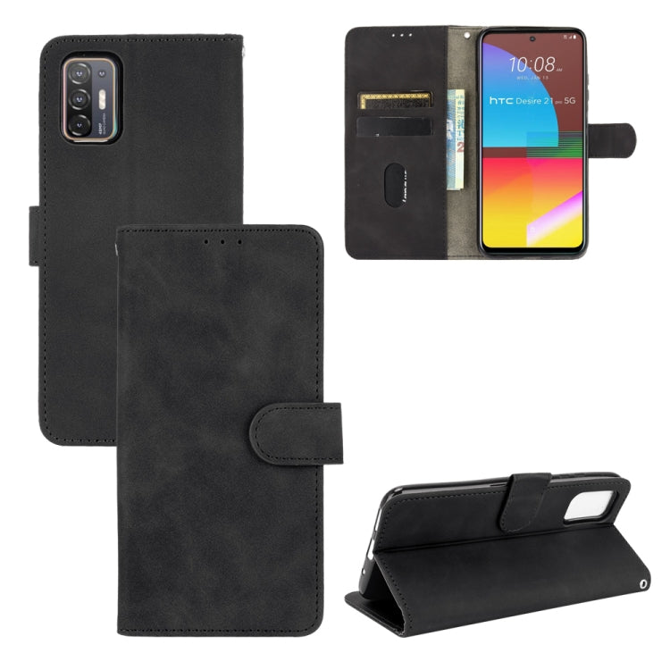 Solid Color Skin Feel Magnetic Buckle Horizontal Flip Calf Texture PU Leather Case with Holder & Card Slots & Wallet, For Realme 8 / Realme 8 Pro, For OPPO A54 4G, For Samsung Galaxy S21 FE, For OPPO F19 Pro / A94, For HTC Desire 21 Pro 5G�������������...